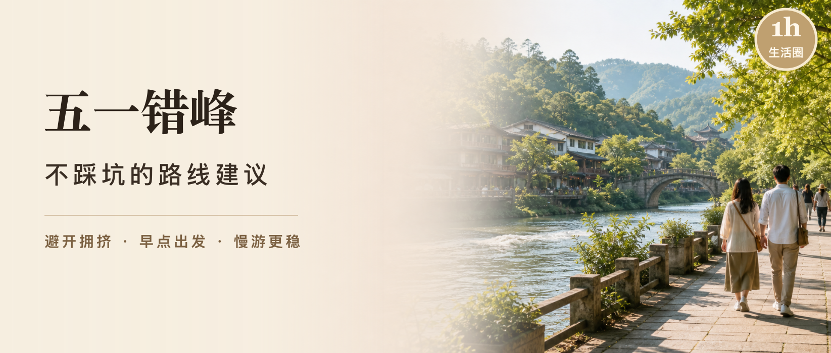 五一成都周边去哪不踩坑？错峰路线建议
